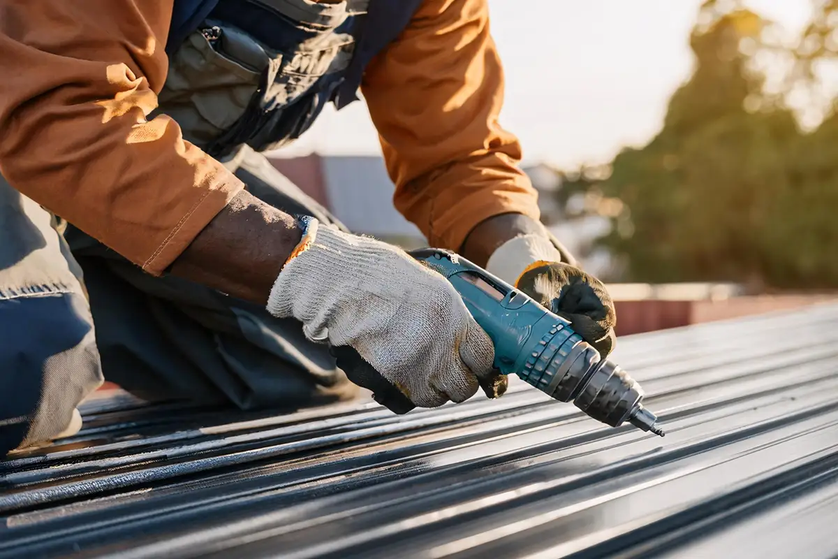 Réparation et pose bac acier Valpuiseaux